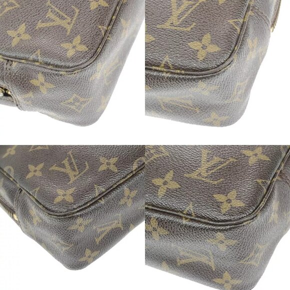 LOUIS VUITTON Trousse Toilette 23 Clutch Hand Bag Monogram Brown - Picture 9 of 16